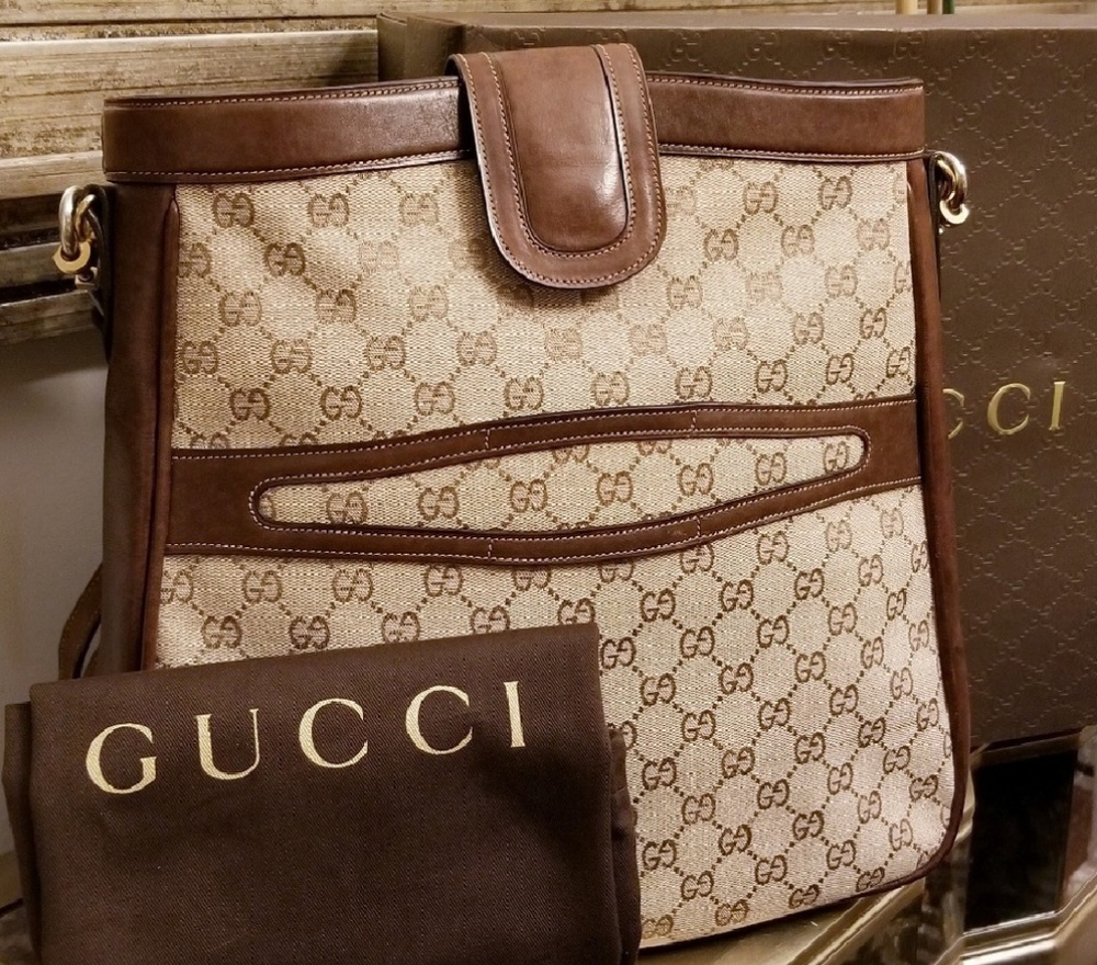 ๐SOLD๐ Authentic Vintage 70s Gucci Shoulder Bag - Picture 1 of 8